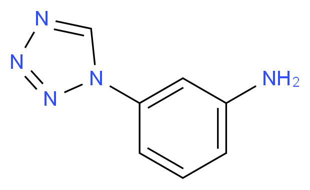 3-(1H-tetrazol-1-yl)aniline_Molecular_structure_CAS_)
