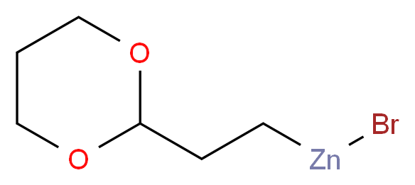 2-(1,3-Dioxan-2-yl)ethylzinc bromide, 0.5M in THF_Molecular_structure_CAS_307531-82-4)