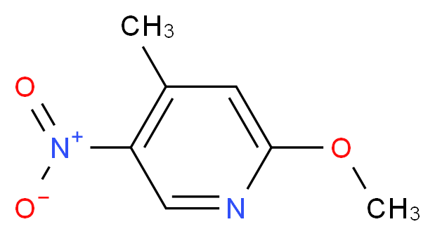 2-Methoxy-4-methyl-5-nitropyridine_Molecular_structure_CAS_6635-90-1)