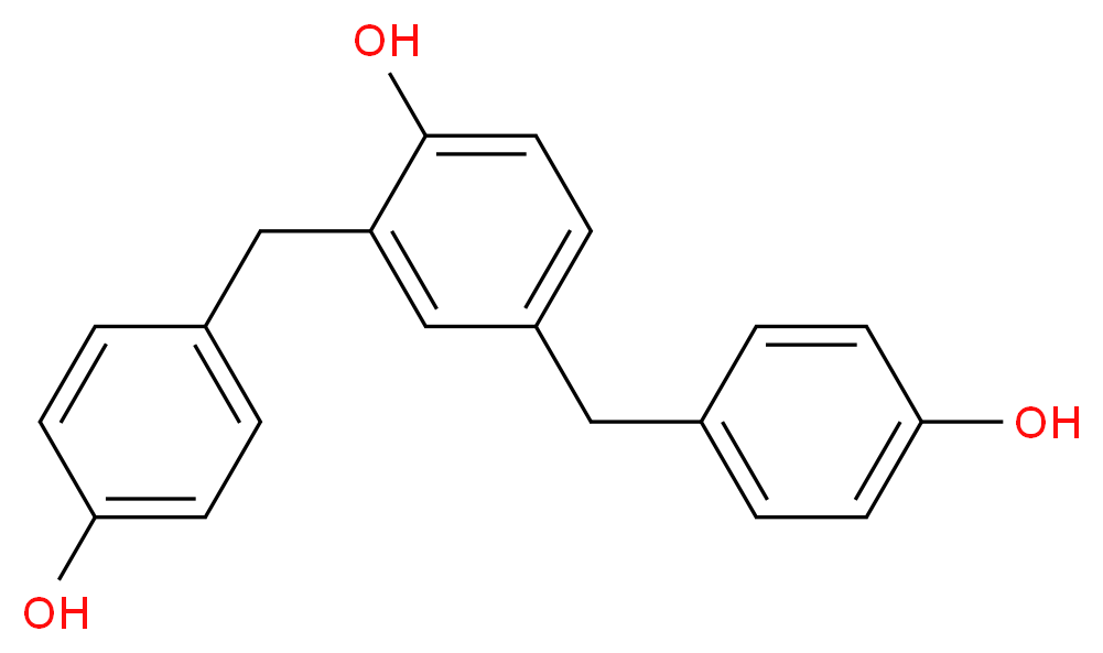 2,4-Bis(4-hydroxybenzyl) phenol_Molecular_structure_CAS_34826-64-7)