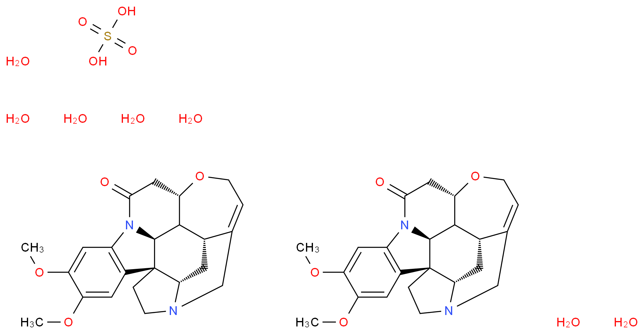 Brucine sulfate heptahydrate_Molecular_structure_CAS_60583-39-3)