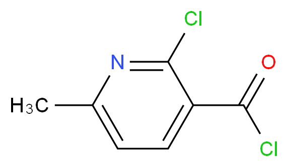 2-Chloro-6-methylnicotinoyl chloride_Molecular_structure_CAS_39853-81-1)