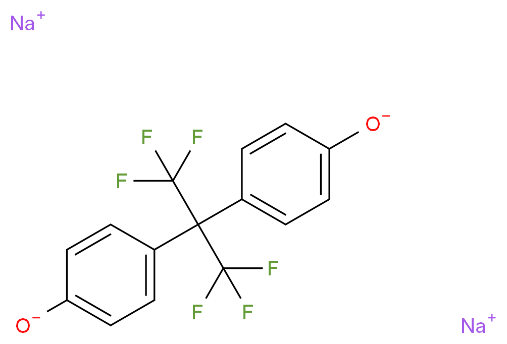 2,2-Bis(4-hydroxyphenyl)hexafluoropropane, disodium salt 97%_Molecular_structure_CAS_74938-83-3)