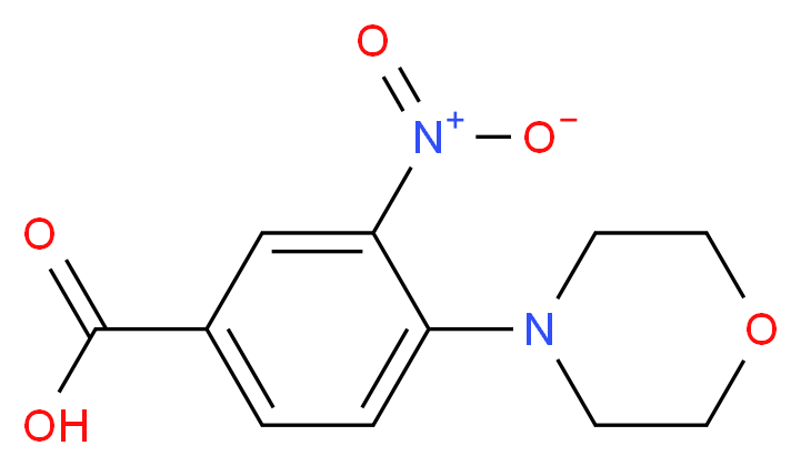 4-(4-Morpholinyl)-3-nitrobenzoic acid_Molecular_structure_CAS_26577-59-3)