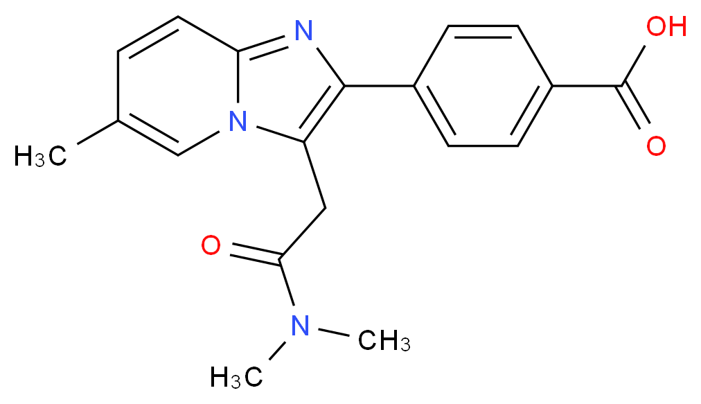 Zolpidem Phenyl-4-carboxylic Acid_Molecular_structure_CAS_109461-65-6)