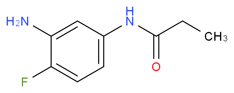 N-(3-Amino-4-fluorophenyl)propanamide_Molecular_structure_CAS_866023-55-4)