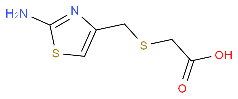 {[(2-amino-1,3-thiazol-4-yl)methyl]thio}acetic acid_Molecular_structure_CAS_874508-46-0)