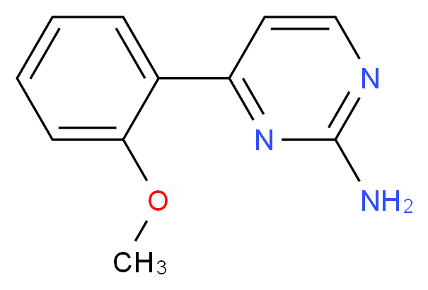 4-(2-Methoxyphenyl)pyrimidin-2-amine_Molecular_structure_CAS_)