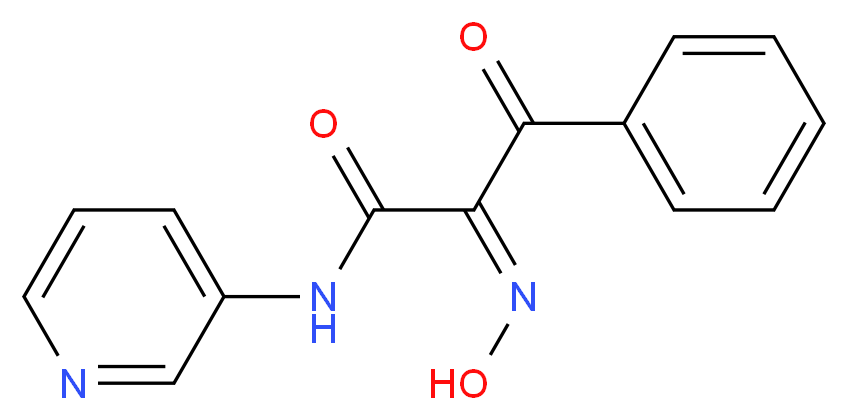 2-Hydroxyimino-3-oxo-3-phenyl-N-pyridin-3-yl-propionamide_Molecular_structure_CAS_)