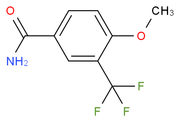 4-Methoxy-3-(trifluoromethyl)benzamide_Molecular_structure_CAS_)