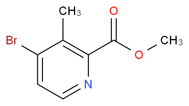 methyl 4-bromo-3-methylpicolinate_Molecular_structure_CAS_1266378-71-5)