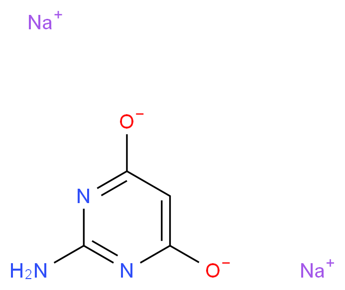 2-Amino-4,6-dihydroxypyrimidine disodium salt_Molecular_structure_CAS_)