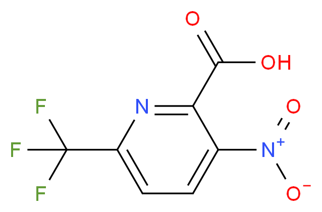 3-NITRO-6-(TRIFLUOROMETHYL)PYRIDINE-2-CARBOXYLIC ACID_Molecular_structure_CAS_)