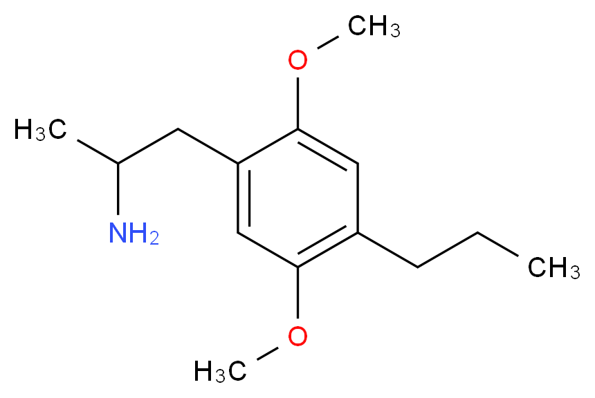 2,5-Dimethoxy-4-propylamphetamine_Molecular_structure_CAS_63779-88-4)