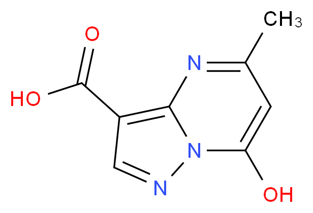 7-hydroxy-5-methylpyrazolo[1,5-a]pyrimidine-3-carboxylic acid_Molecular_structure_CAS_90004-30-1)