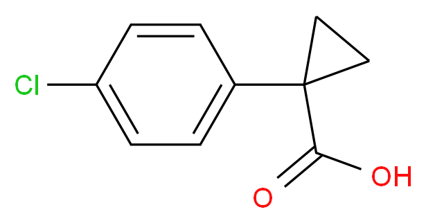 1-(4-chlorophenyl)cyclopropane-1-carboxylic acid_Molecular_structure_CAS_)