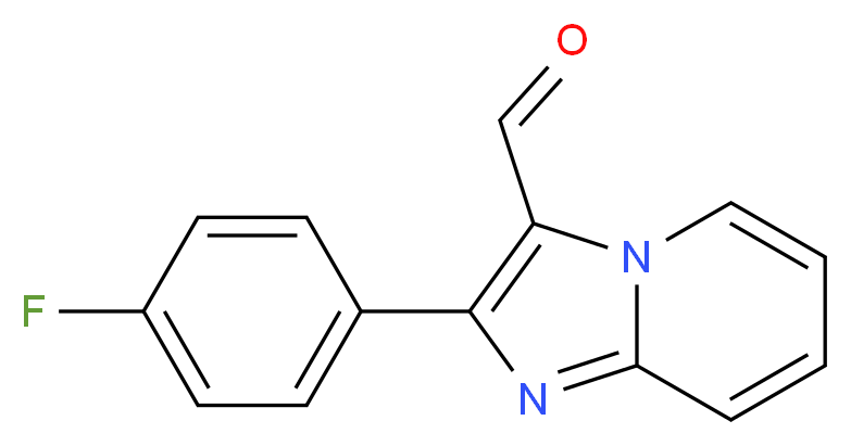 2-(4-fluorophenyl)imidazo[1,2-a]pyridine-3-carbaldehyde_Molecular_structure_CAS_425658-37-3)