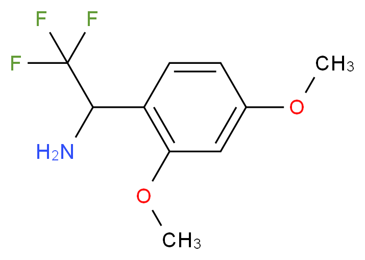 1-(2,4-DIMETHOXYPHENYL)-2,2,2-TRIFLUOROETHYLAMINE_Molecular_structure_CAS_)