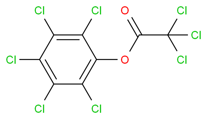 Perchlorophenyl 2,2,2-trichloroacetate_Molecular_structure_CAS_2879-60-9)