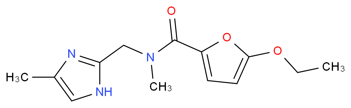 5-ethoxy-N-methyl-N-[(4-methyl-1H-imidazol-2-yl)methyl]-2-furamide_Molecular_structure_CAS_)