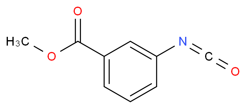 Methyl 3-isocyanatobenzoate_Molecular_structure_CAS_)