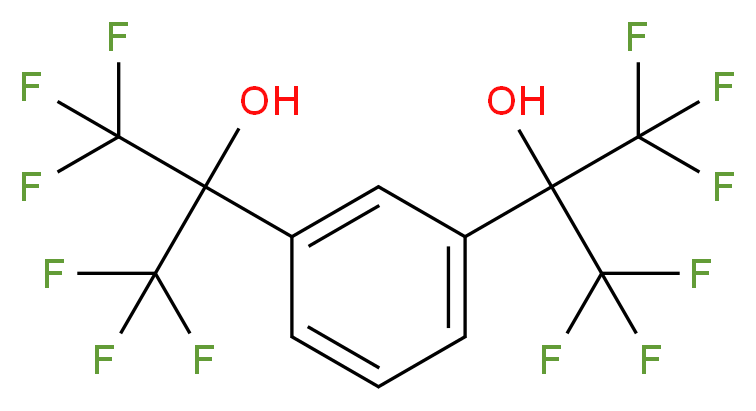 α,α,α′,α′-Tetrakis(trifluoromethyl)-1,3-benzenedimethanol_Molecular_structure_CAS_802-93-7)