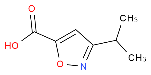 3-Isopropyl-isoxazole-5-carboxylic acid_Molecular_structure_CAS_14633-22-8)
