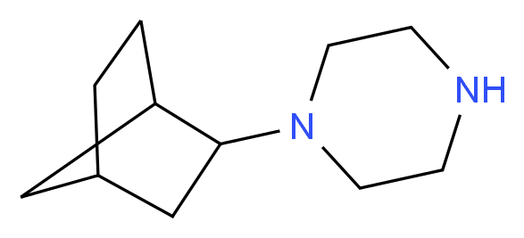 1-{bicyclo[2.2.1]heptan-2-yl}piperazine_Molecular_structure_CAS_)