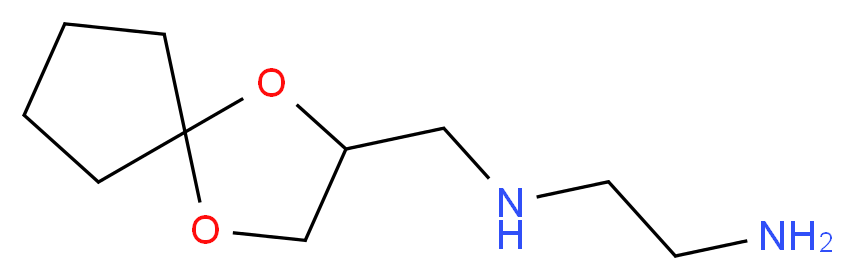 N-*1*-(1,4-Dioxa-spiro[4.4]non-2-ylmethyl)-ethane-1,2-diamine_Molecular_structure_CAS_247109-17-7)