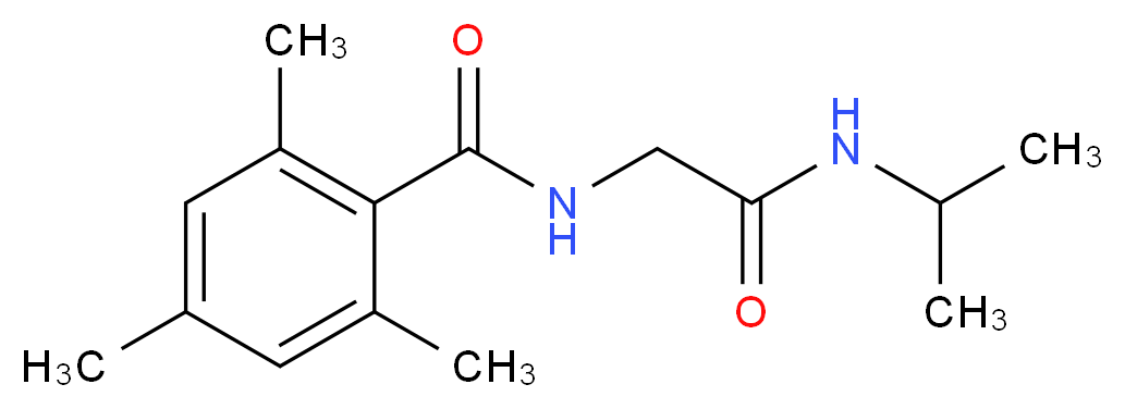 N-[2-(isopropylamino)-2-oxoethyl]-2,4,6-trimethylbenzamide_Molecular_structure_CAS_)