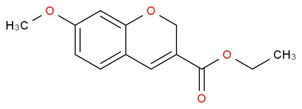 7-METHOXY-2H-CHROMENE-3-CARBOXYLIC ACID ETHYL ESTER_Molecular_structure_CAS_885271-34-1)