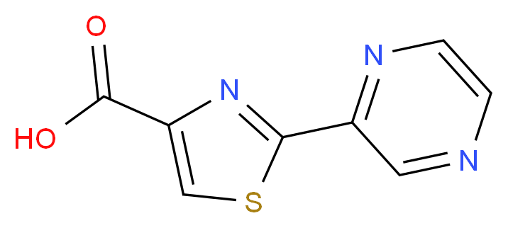 2-Pyrazin-2-yl-1,3-thiazole-4-carboxylic acid_Molecular_structure_CAS_115311-44-9)