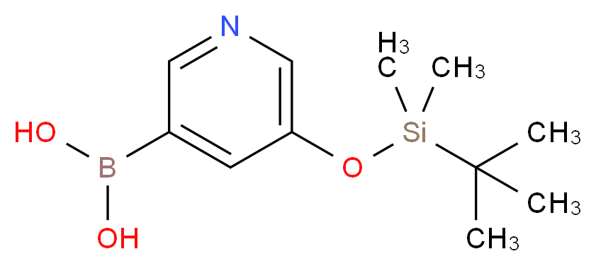 5-([TERT-BUTYL(DIMETHYL)SILYL]OXY)PYRIDINE-3-BORONIC ACID_Molecular_structure_CAS_173999-08-1)