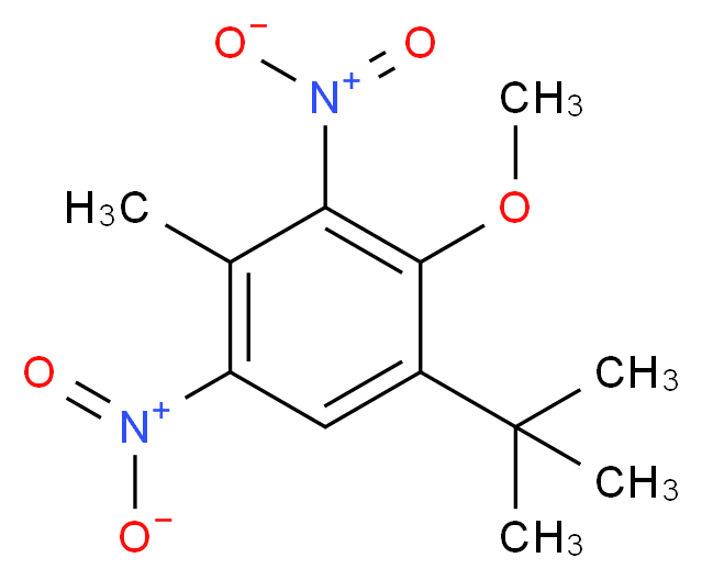 1-(tert-butyl)-2-methoxy-4-methyl-3,5-dinitrobenzene_Molecular_structure_CAS_)