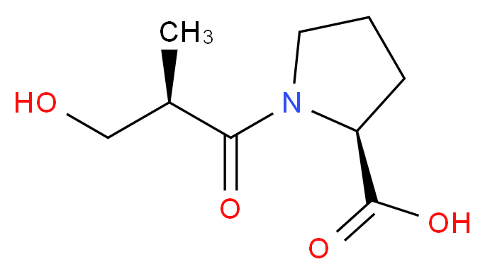 1-[(2R)-3-Hydroxy-2-methyl-1-oxopropyl]-L-proline_Molecular_structure_CAS_613256-52-3)