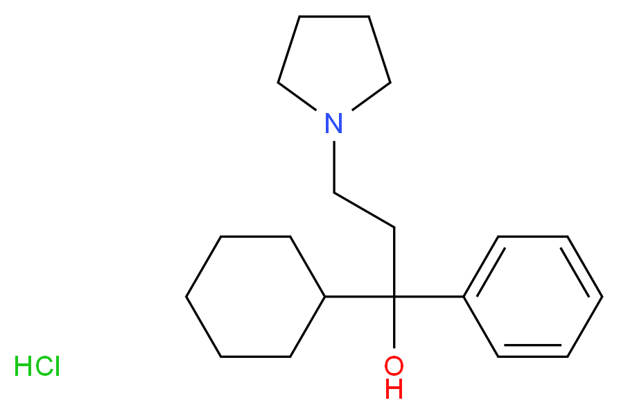 Procyclidine hydrochloride_Molecular_structure_CAS_1508-76-5)