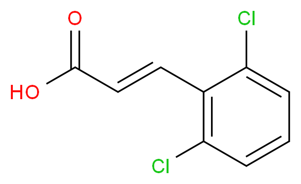 2,6-Dichlorocinnamic acid, predominantly trans_Molecular_structure_CAS_5345-89-1)
