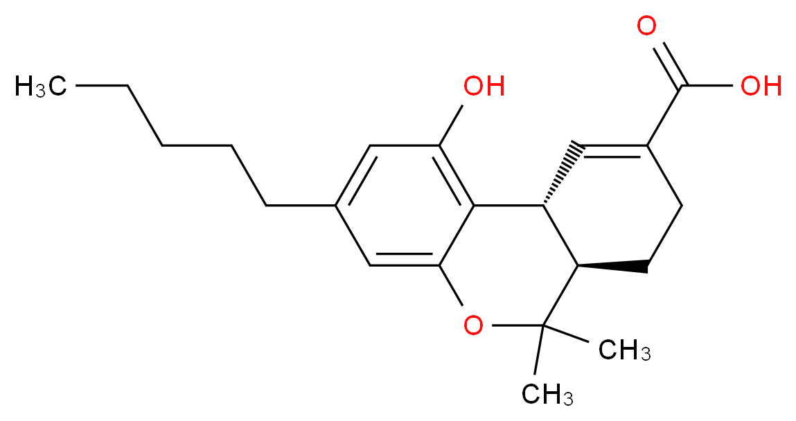 (-)-11-Nor-Δ9-Tetrahydro Cannabinol-9-carboxylic Acid_Molecular_structure_CAS_56354-06-4)