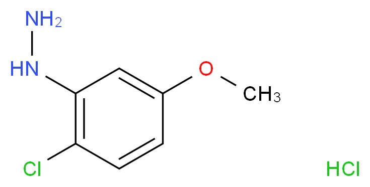 (2-chloro-5-methoxyphenyl)hydrazine hydrochloride_Molecular_structure_CAS_)