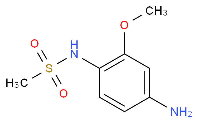 N-(4-amino-2-methoxyphenyl)methanesulfonamide_Molecular_structure_CAS_)