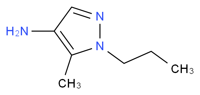 5-methyl-1-propyl-1H-pyrazol-4-amine_Molecular_structure_CAS_)