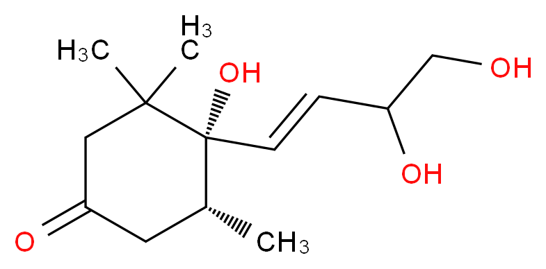 6,9,10-Trihydroxy-7-megastigmen-3-one_Molecular_structure_CAS_476682-97-0)