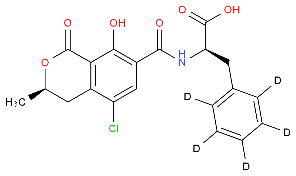 Ochratoxin A-d5_Molecular_structure_CAS_666236-28-8)