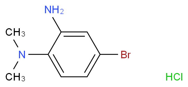 N-(2-Amino-4-bromophenyl)-N,N-dimethylamine hydrochloride_Molecular_structure_CAS_)