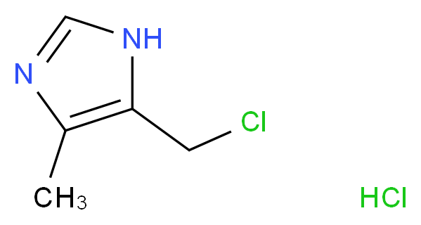 4-(chloromethyl)-5-methyl-1H-imidazole hydrochloride_Molecular_structure_CAS_)