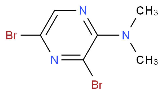 3,5-Dibromo-N,N-dimethylpyrazinamine_Molecular_structure_CAS_84539-07-1)
