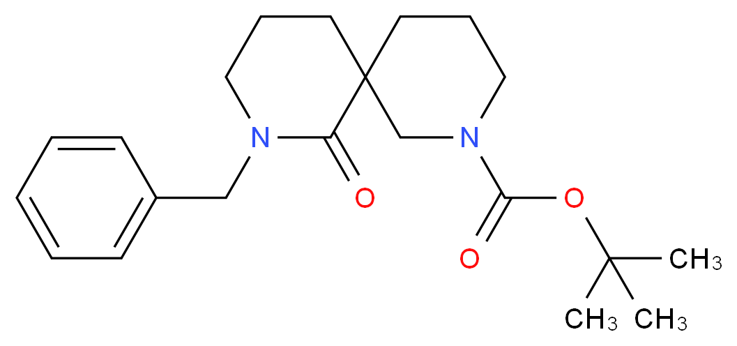 tert-Butyl 10-benzyl-11-oxo-4,10-diazaspiro[5.5]undecane-4-carboxylate_Molecular_structure_CAS_1198286-10-0)