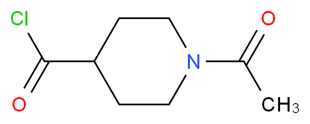 1-Acetylpiperidine-4-carbonyl chloride, 97%, may contain up to ca 1M free HCl_Molecular_structure_CAS_59084-16-1)