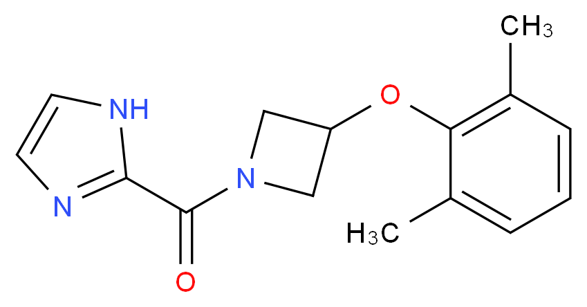 2-{[3-(2,6-dimethylphenoxy)azetidin-1-yl]carbonyl}-1H-imidazole_Molecular_structure_CAS_)