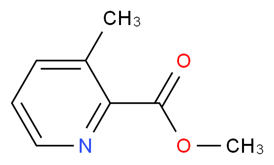 METHYL 3-METHYLPYRIDINE-2-CARBOXYLATE_Molecular_structure_CAS_59718-84-2)